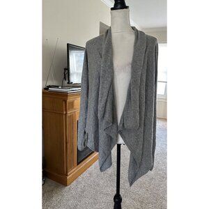 Women's Cashmere Blend Open Draped Front Cardigan No Size Measures Medium Comfy